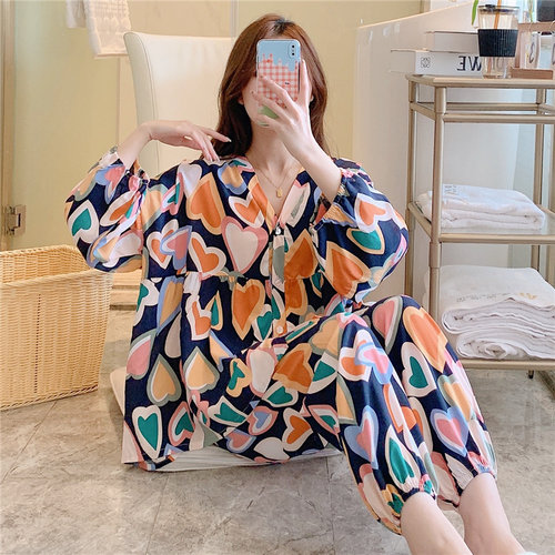 朵蜜草女棉绸爆款家居服厂家直销