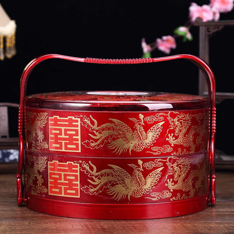 红色篮子 喜庆红 结婚过大礼篮子中式陪嫁红色手提篮婚庆嫁妆|ruв категории фестиваль товаров/подарок, Другие фестивали товаров - от Buy2taobao.com для оказания профессиональной услуги покупки агента Taobao