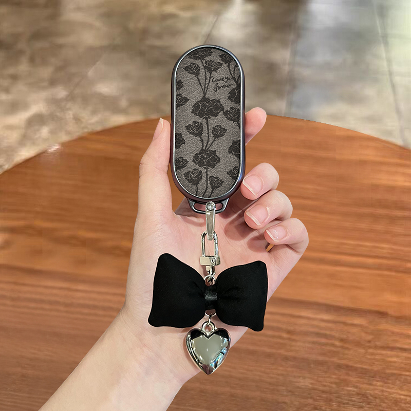 适用于问界车钥匙套高级感黑玫瑰