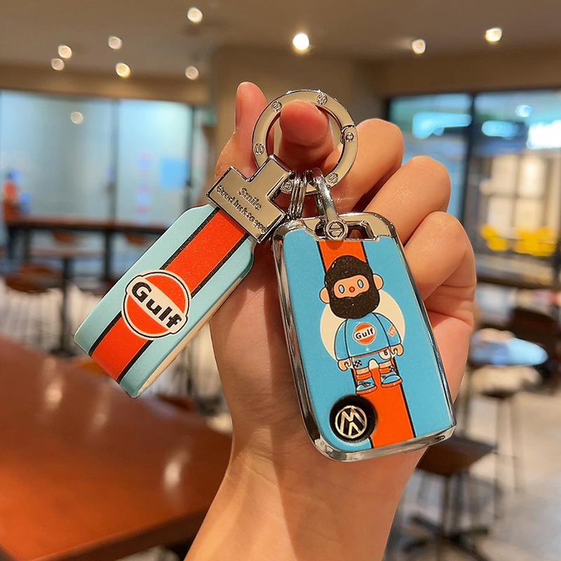 适用于大众钥匙套-炫彩涂鸦