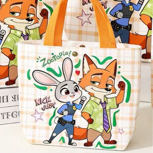 疯狂动物城新款卡通可爱儿童帆布袋包手提包小学生幼儿园伴手礼品