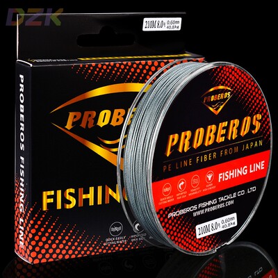 PRO BEROS 8编210米大力马PE渔线5色8股PE线1.0#-6#编织PE鱼线z4