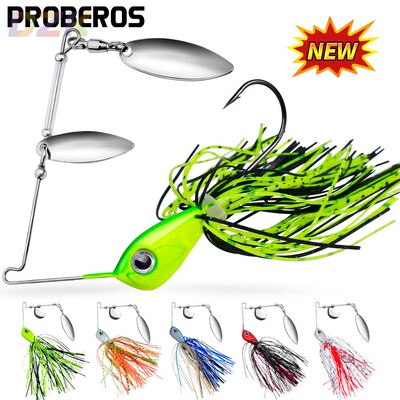 胡须佬路亚饵10G 14G流苏Spinnerbait金属亮片防挂底仿生鱼饵现z2