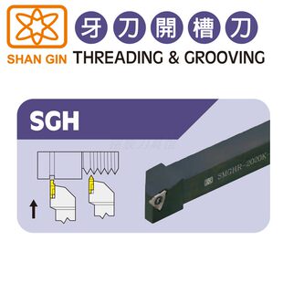 原装台湾SHANGIN三井外径切槽刀螺纹牙刀开槽车刀杆SGHR-1212K-16