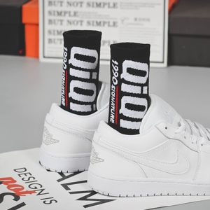 INS欧美街头中筒袜