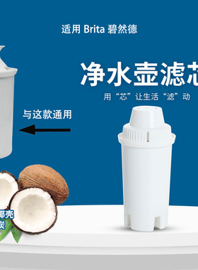适用于碧然德BRITA美版加拿大版净水壶滤芯CLASSIC滤水壶NEX I6