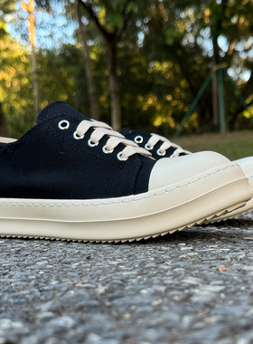 2025ss RO FABLED 低帮鞋帆布男鞋个性欧美潮鞋系带一脚蹬鞋子女