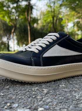 2024ss RO FABLED 低帮鞋男鞋欧美潮鞋真皮系带板鞋厚底单鞋女