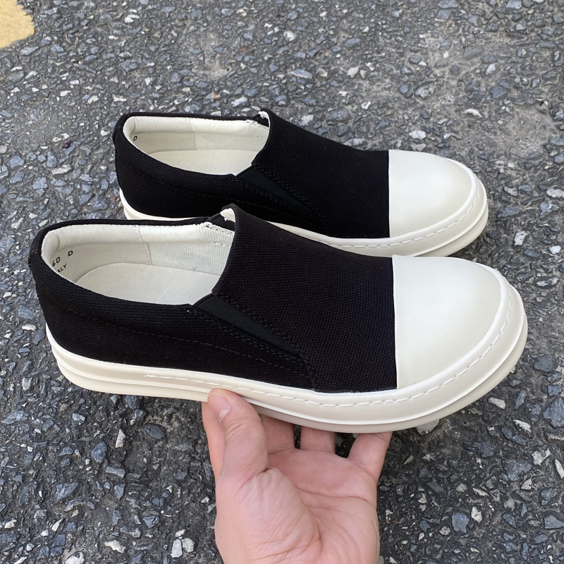 ROFABLED低帮鞋男鞋帆布一脚蹬