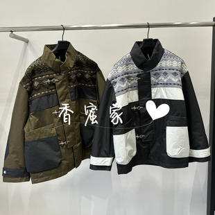 2025年秋专柜正品 速写男装 拼色羽绒服9P9C12220吊牌2295 香蜜