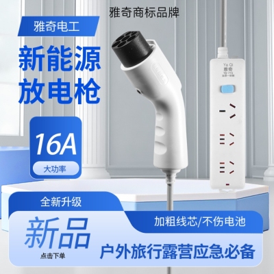 新能源放电枪器海鸥哪吒吉利理想 电动汽车外放电设备插头
