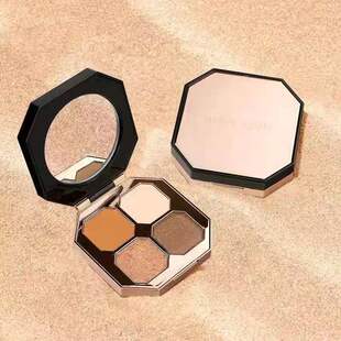 四色眼影盘小盘便携小众平价网红款哑光橘色浪漫主义小巧新手学生