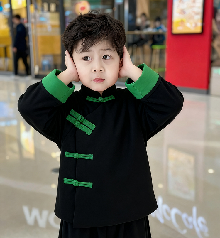 袄片半成品男童拜年服红色喜庆过新年衣服儿童新中式唐装小少爷,童装/婴儿装/亲子装,唐装,淘宝优惠券,粉丝福利购,淘宝优惠卷