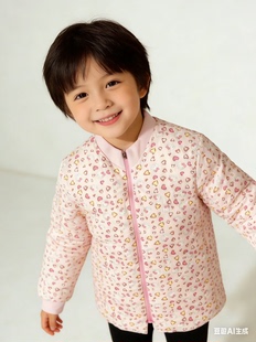 袄片男童女童加厚过冬亲子装 新款 手工棉花棉衣马甲复古盘扣唐装