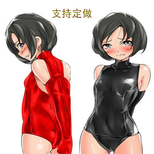 后背拉链设计提臀三角连体束手装