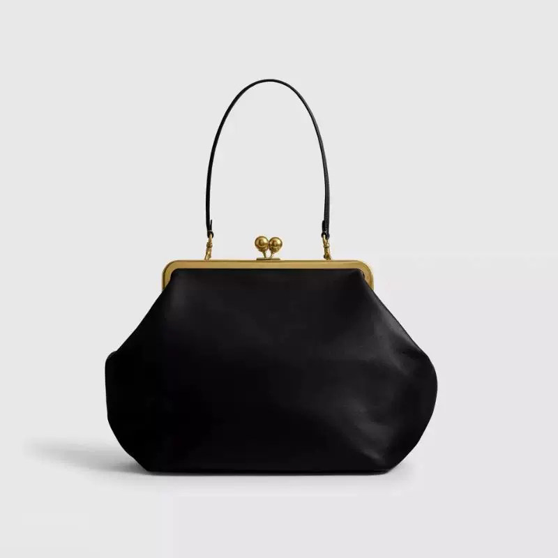 thumbnail for Niche design 2026 new retro-style frame bag women's bag textured large-capacity handbag high-end tote bag