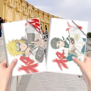 火影忍者权威胶套本男生读书笔记本小学生专用横线本练习本定制图