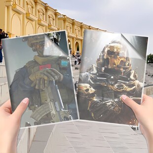 三角洲行动胶套本男生游戏周边本子b5笔记本小学生7大干员练习本