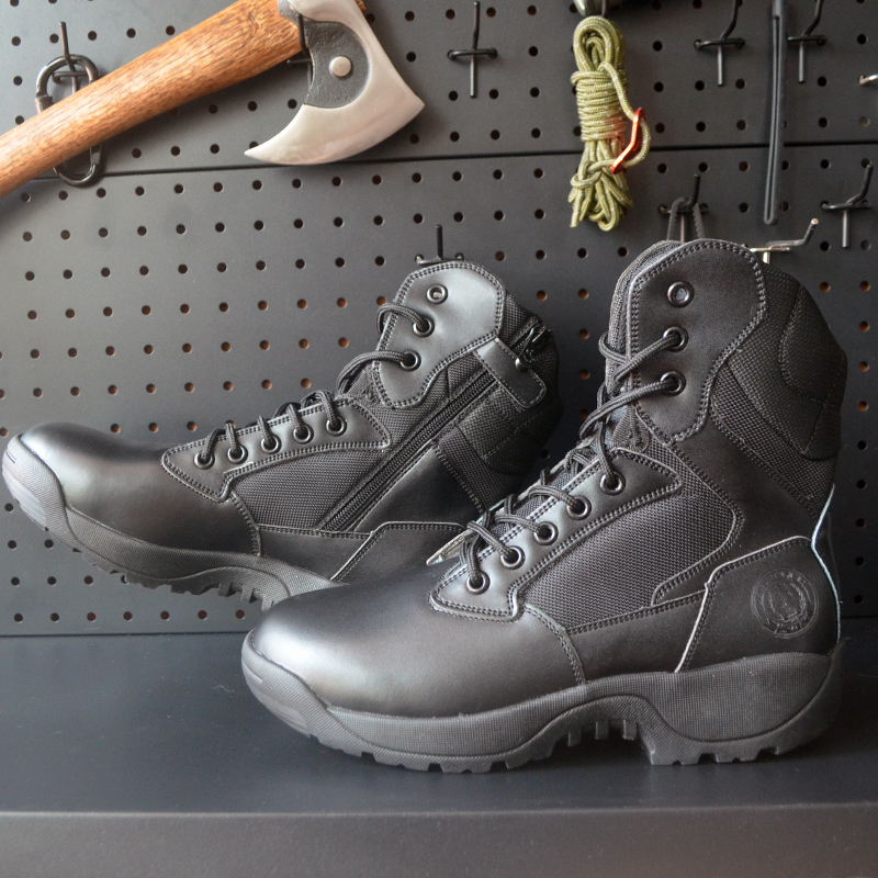 T511系列快脱拉链牛皮执勤靴