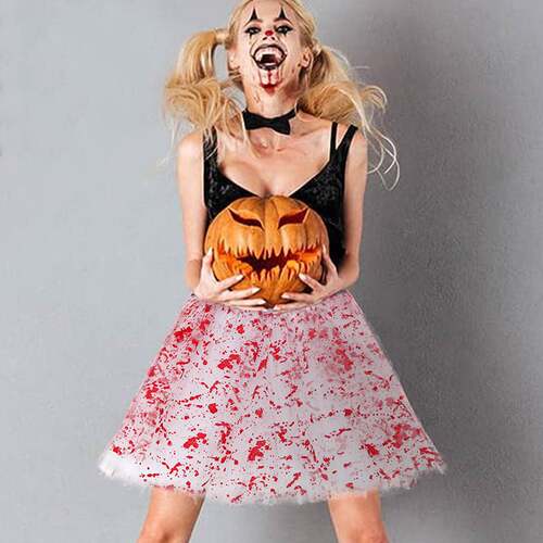 HalloweenHorrorTulleTutuSkirt