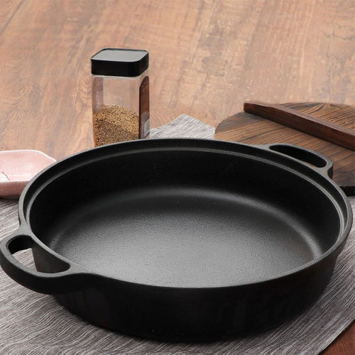 CastIronPan生铁煎锅加厚铸铁
