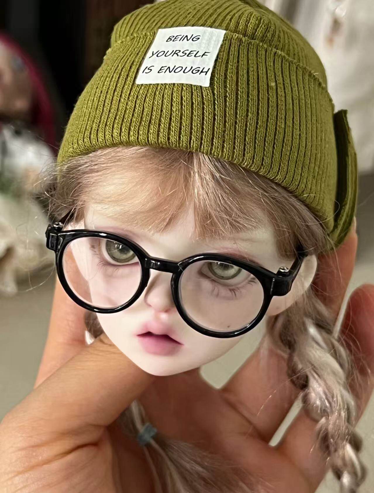 thumbnail for High-value bjd baby glasses six points 4 points bjd decoration accessories mini glasses doll glasses