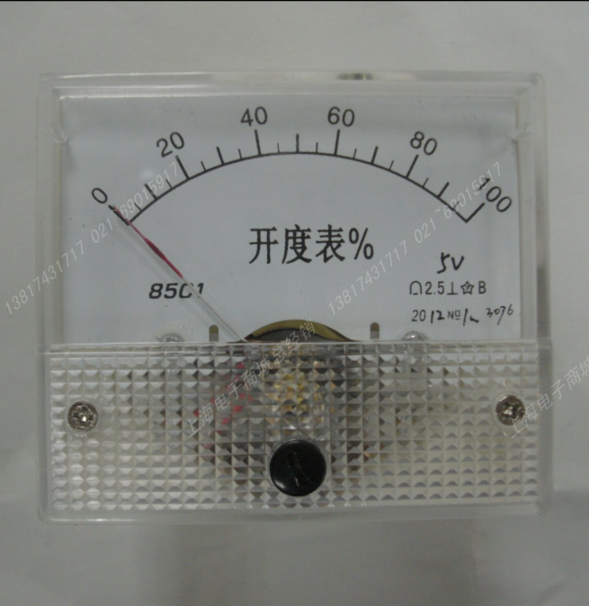 85c1 100%  5v  10v开度表 指针式电压开度表