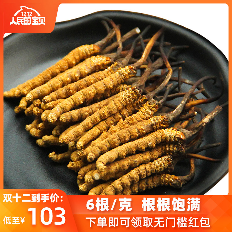 青海玉树新鲜冬虫夏草野正生品6条/克西藏那曲冬虫草无断草礼盒|msdalam kategori makanan berkhasiat tradisional, Cordyceps - dari Buy2taobao.com untuk memberikan perkhidmatan ejen Taobao profesional membeli