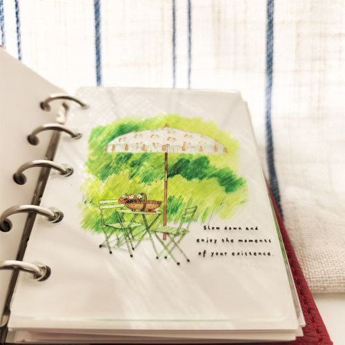 亚克力透明手账活页分隔页a7m5a6