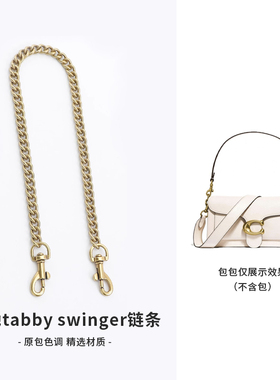 适用coach链条肩带配件古金蔻驰tabby包包swinger腋下斜挎粗链子