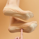 足弓加厚按摩 减压气垫 5双 超薄冰丝隐形船袜女夏日韩创意短袜