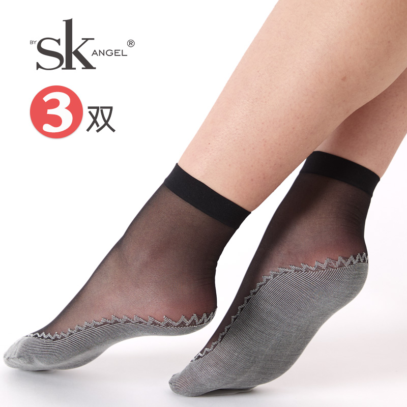 超弹舒适脚底粘纤棉耐穿透气丝袜
