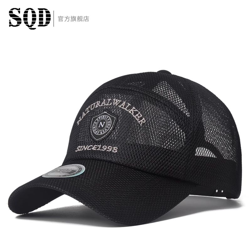 新款sqd全网刺绣时尚透气帽子