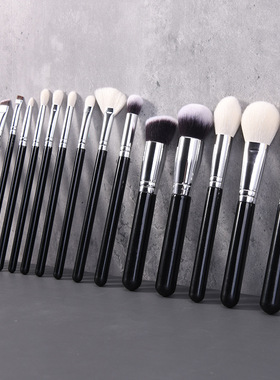 15Pcs Professional Wool Eyeshadow Face Makeup Brushes Kit
