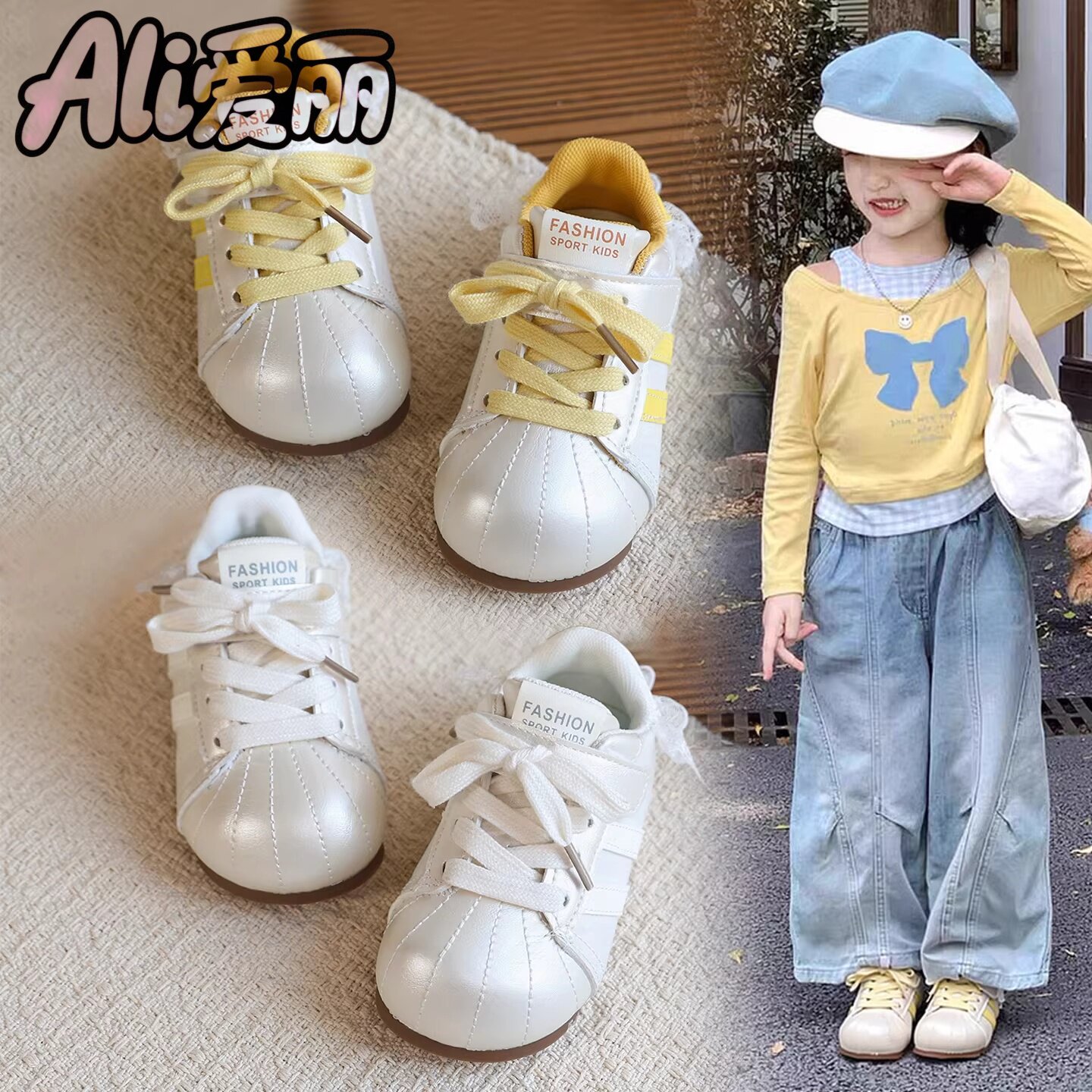 女童鞋子春秋软底防滑德训鞋