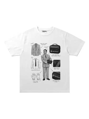 回路商店 范德彪大飞机 小燕恶搞设计T恤250克纯棉宽松T恤