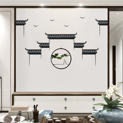 梦古小号免打孔飞檐树脂挂件