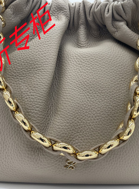 Le saunda莱尔斯丹2024秋季单肩斜挎包女云朵包链条腋下包5TH7808