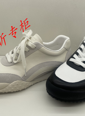 le saunda莱尔斯丹2025年春季厚底阿甘鞋女拼色休闲运动鞋6M22901