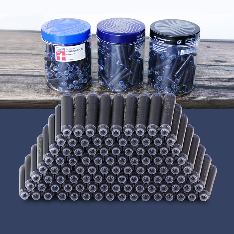 施耐德施耐德欧标可擦蓝钢笔墨囊