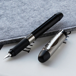 德国进口Schneider施耐德智者ID铱金钢笔墨水练字签字成人商务办公礼品签字铱金笔礼盒装 高档礼物 F尖钢笔男士