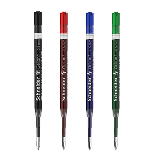 德国schneider施耐德中性笔替芯G2签字笔芯0.5中性水笔芯走珠笔芯39欧标欧规通用 通用海豚/evo/perlia/典雅