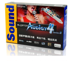 创新台式 内置7.1A4声卡主播网络K歌效果包调试PCI插槽 电脑0612