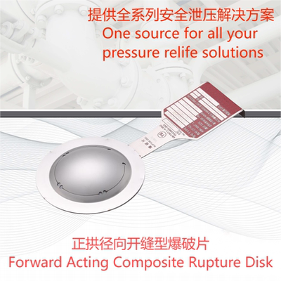 定制正拱环向开缝安全爆破片LF