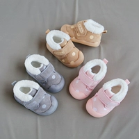 Детская нескользящая обувь для раннего возраста подходит для мужчин и женщин, дышащие туфли на липучке, мягкая подошва, 0-1-3 лет