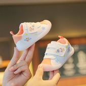 婴儿鞋 小溜宝春秋款 皮面防滑男童不掉鞋 软底女宝宝单鞋 子 学步鞋