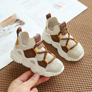 新品 網(wǎng)面機(jī)能鞋 女寶寶軟底防滑嬰兒鞋 透氣小童鞋 春季 小溜寶學(xué)步鞋