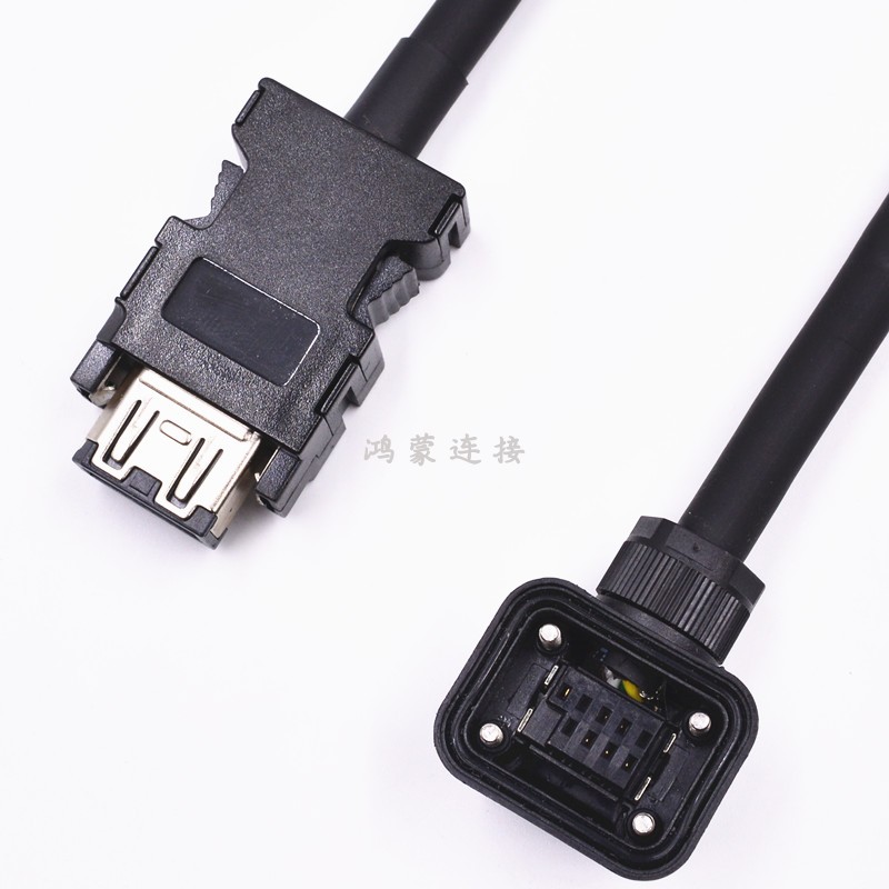 三菱伺服电机MR-J3ENCBL10M 12M 15M 20M 30M-A1/A2-L/H编码器线