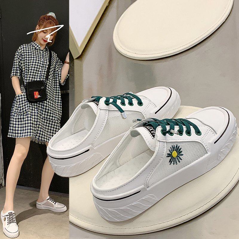 小白鞋女2020新款夏季薄款网面爆款百搭休闲小雏菊板鞋秋季单鞋子|ruв категории Женская обувь, низкий чистка - от Buy2taobao.com для оказания профессиональной услуги покупки агента Taobao