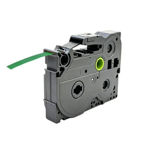 丽标(capelabel) LBZe-721 9mm*8m 标签色带 绿底/黑字 （计价单位：个） 适用兄弟PT-D200